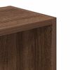 vidaXL Bookcase Brown Oak Engineered Wood Standard Bookcase