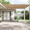 vidaXL Vertical Awning Taupe Oxford Fabric 55.1 x 315.0 in