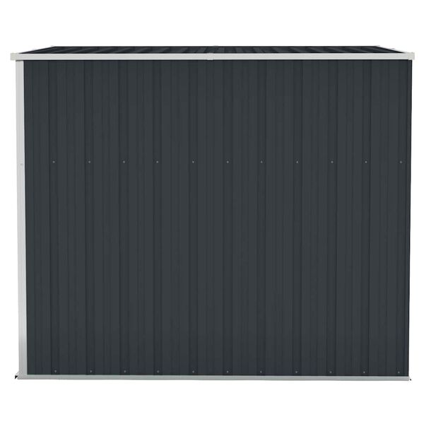 vidaXL Garden Shed Anthracite Galvanized steel 46.5 x 76.4 x 70.1 in