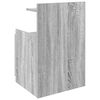 vidaXL Bedside Cabinet Set of 2 Grey Sonoma Engineered wood