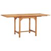 vidaXL Garden Dining Set Warm teak Solid Teak Wood Medium Extendable