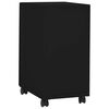 vidaXL File Cabinet Black Steel File Cabinet Rectangular Modern