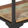 vidaXL Console Table Multicolored Solid Reclaimed Wood, Powder-Coated Steel