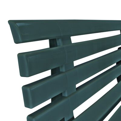 vidaXL Patio Bench 57.3" Plastic Green