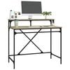 vidaXL Desk Sonoma oak Engineered wood 39.4 in x 19.7 in x 35.4 in Desk
