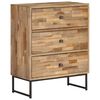 vidaXL Sideboard Natural wood color Reclaimed teak wood Medium Sideboard
