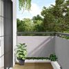 vidaXL Balcony Privacy Screen Grey 196.9x29.5" PVC