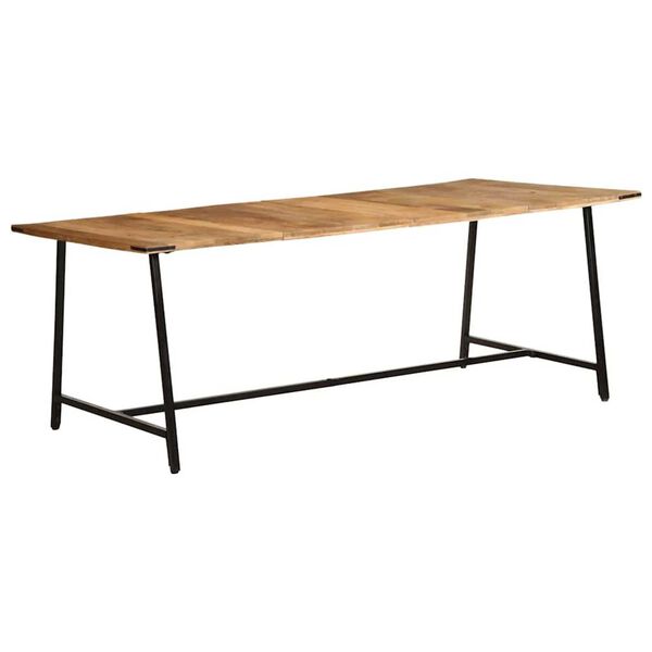 vidaXL Dining Table 78.7"x39.4"x29.5" Solid Wood Mango