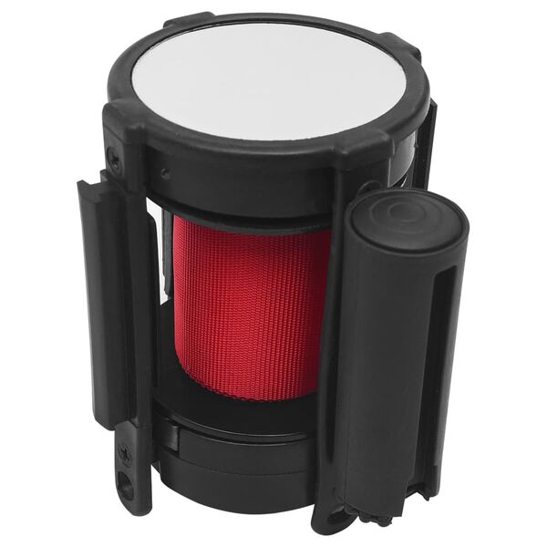 vidaXL Retractable Belt Barrier 78.7 " Red