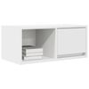 vidaXL TV Cabinet Set of 2 White Engineered Wood