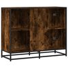 vidaXL Sideboard Smoked Oak Engineered wood 37 x 13.8 x 29.9 in