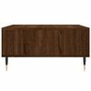 vidaXL Coffee Table Brown Oak Engineered Wood, Iron
