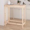 vidaXL Bar Table Wood Solid pine wood 39.4 x 19.7 x 43.3 in Durable