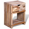 vidaXL Cabinet Various shades of teak Reclaimed teak wood Storage