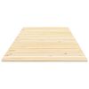 vidaXL Bed Slat Natural Pine Solid Pine Wood Twin Breathable Design