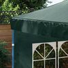 vidaXL Party Tent Sidewall Green Polyethylene (PE) Large