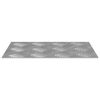 vidaXL Stair Tread Rectangular 4 pcs Silver 11.81 x 7.87 in Aluminium