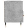 vidaXL TV Cabinet Concrete Grey Engineered Wood and Iron 40.2x14.2x19.7 in