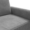 vidaXL Sofa Chair Dark Grey Velvet (100% polyester), metal, textilene