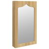 vidaXL Mirror Jewelry Cabinet White