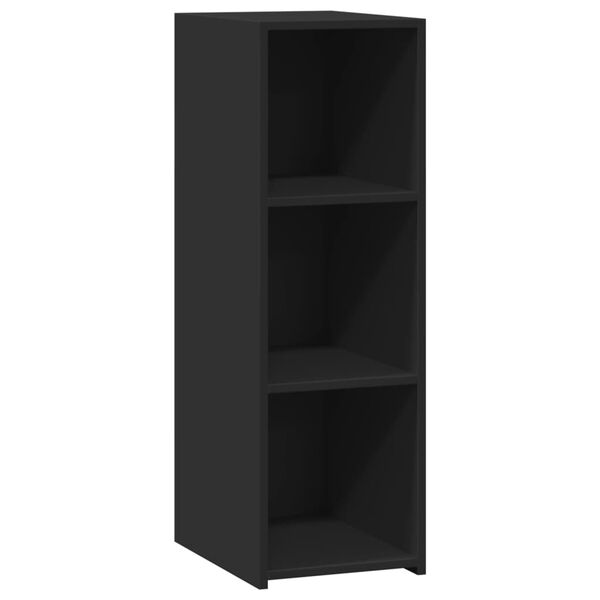 vidaXL Sideboard Black Engineered Wood Medium Sideboard Rectangular