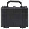 vidaXL Portable Flight Case Black 9.4"x7.5"x4.3" PP