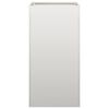 vidaXL Planter Silver Stainless Steel Large Scratch-proof materials