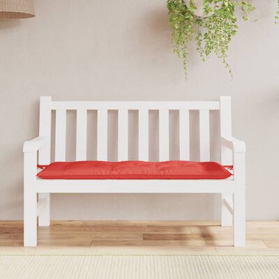 vidaXL Garden Bench Cushion Red 47.2"x19.7"x2.8" Oxford Fabric