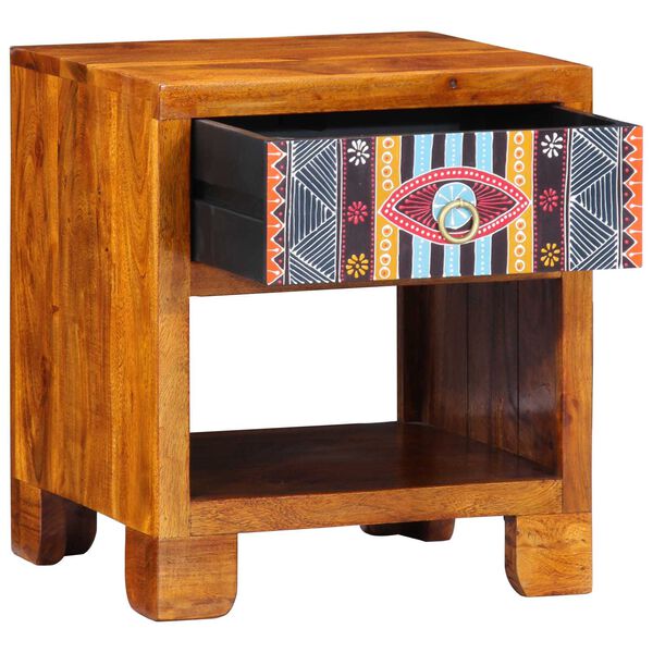 vidaXL Sideboard Multicolour 40 x 35 x 45 cm solid acacia wood