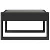 vidaXL Coffee Table Black Engineered wood, Glass
