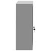 vidaXL Tool Cabinet Black and gray 50 x 20 x 55 cm Powder-coated steel