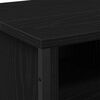 vidaXL Bathroom Sink Cabinet Black Oak 35.83 x 13.78 x 23.62 in