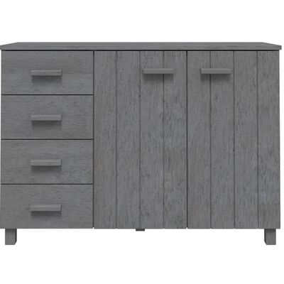 vidaXL Sideboard HAMAR Dark Gray 44.5"x15.7"x31.5" Solid Wood Pine