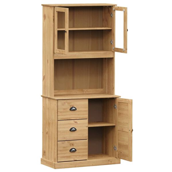 vidaXL Highboard Honey wood