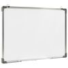 vidaXL Magnetic Dry-erase Whiteboard White 27.6x19.7" Steel