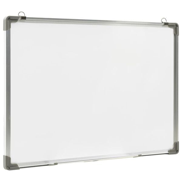 vidaXL Magnetic Dry-erase Whiteboard White 27.6x19.7" Steel