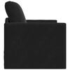 vidaXL Sofa Bed Black 29.13 x 30.31 x 31.89 in Velvet