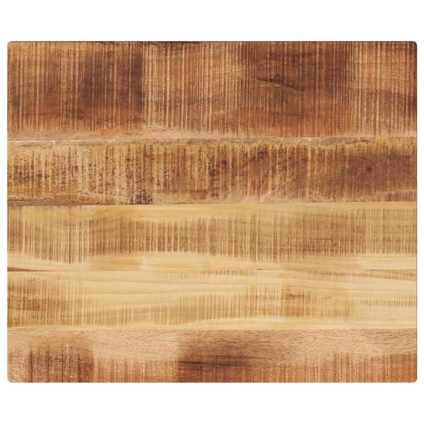 vidaXL Table Top Natural finish Solid rough mango wood 23.6 x 19.7 in