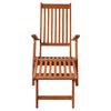 vidaXL Patio Deck Chair Natural Brown