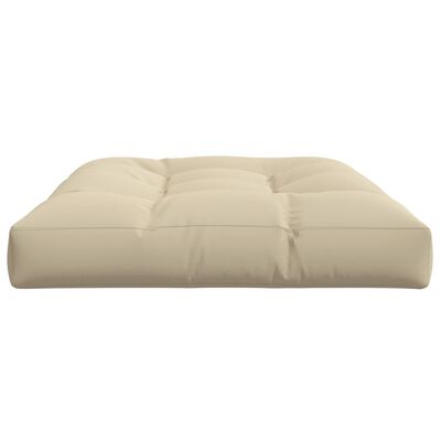 vidaXL Pallet Cushion Beige 47.2"x31.5"x4.7" Fabric