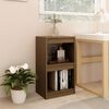 vidaXL Book Cabinet Honey brown Solid pinewood Book Cabinet Rectangular