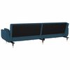 vidaXL Sofa Bed Dark Grey Velvet (100% polyester), wood, metal, foam