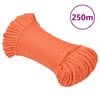 vidaXL Work Rope Orange 0.12 " 820.2 ' Polypropylene