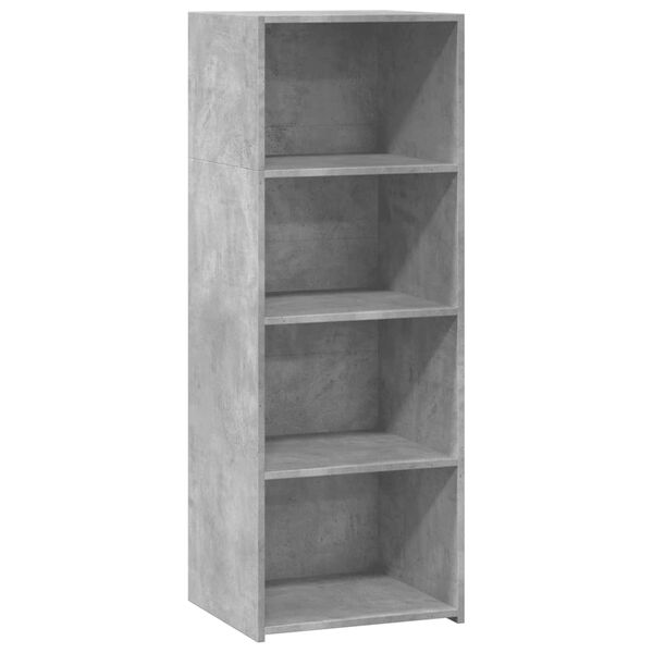 vidaXL Highboard Concrete Gray Engineered Wood Standard Storage