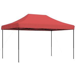 vidaXL Party Tent Burgundy, Black
