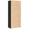 vidaXL Highboard Black 31.5"x16.7"x72.8" Engineered Wood