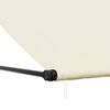 vidaXL Retractable Awning Cream Fabric 137.8 x 59.1 in Retractable