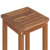 vidaXL Bar Stool Set of 6 Natural Wood Solid Acacia Wood 29.1 in height