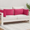 vidaXL Outdoor Pillow Set of 4 Pink Polyester Fabric with PP Filling