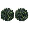 vidaXL Fake Boxwood Ball Mixed Green Polyethylene Medium